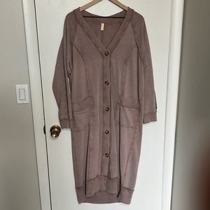 Pilcro Long button up Cardigan